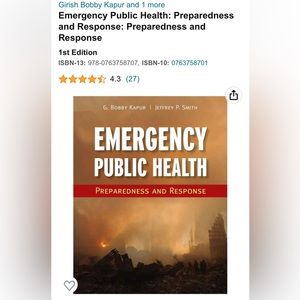 Emergency Public Health book